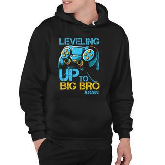 Leveling Up To Big Bro Again Gaming Lovers Vintage Hoodie | Mazezy