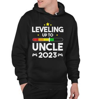 Leveling Up To Uncle Promoted To Uncle Est 2023 Loading Hoodie - Thegiftio UK