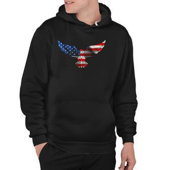 Liberty Freedom 4Th Of July Patriotic Us Flag Bald Eagle Hoodie | Mazezy