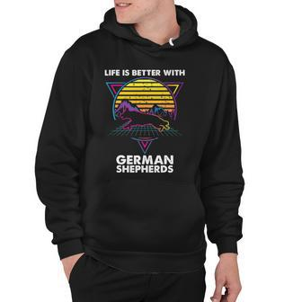 Life Is Better With German Shepherds Hoodie | Mazezy