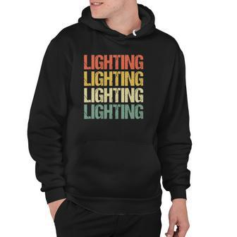 Lighting Engineer Electrical Lights Worker Electrician Bulb Hoodie | Mazezy