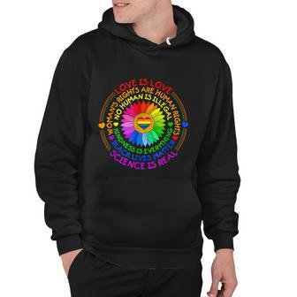 Love Is Love Science Is Real Kindness Is Everything LGBT Hoodie - Monsterry AU