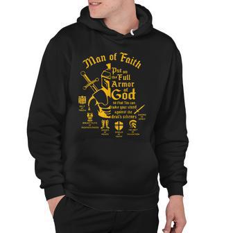 Man Of Faith Put On The Full Armor Of God Christian Hoodie - Thegiftio UK