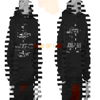 Man Of God Husband Dad Opa Cool Hoodie - Thegiftio UK