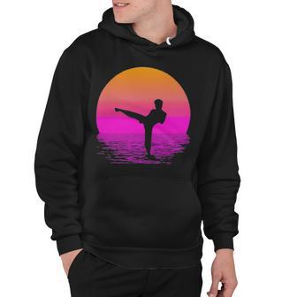 Martial Arts Womens Silhouette Retro 169 Shirt Hoodie | Favorety