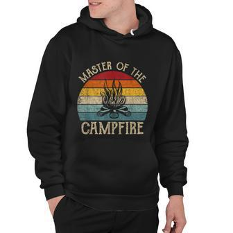 Master Of The Campfire Camping Retro Camper Hoodie - Monsterry UK