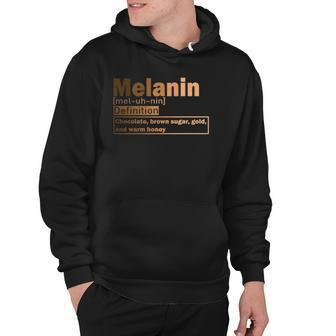 Melanin Definition African Black History Month Juneteenth Hoodie | Mazezy