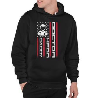 Mens 4Th Of July Us Flag Doctor Dad Fathers Day Gift Hoodie - Seseable