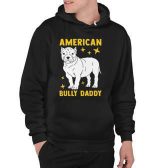Mens American Bully Dad Puppy Dog Owner American Bully Hoodie | Mazezy