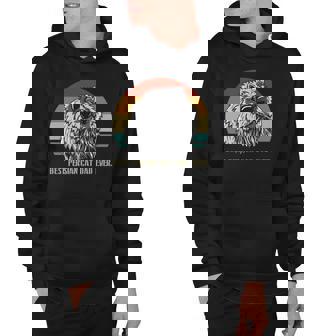 Mens Best Persian Cat Dad Ever Paws Vintage Feline Cat Lover Gift Hoodie | Mazezy
