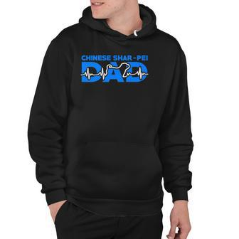 Mens Chinese Shar Pei Dad Fathers Day Hoodie | Mazezy