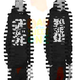 Mens Dad Of The Sweet One Donut Matching Family Donut Hoodie | Mazezy