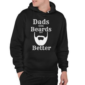 Mens Dads With Beards Are Better Gift For Dads With Beards Hoodie - Thegiftio UK