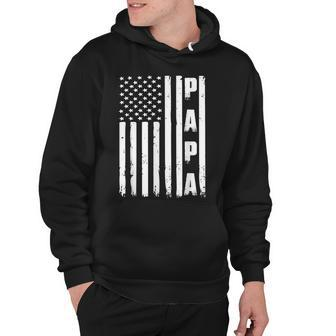 Mens Fathers Day - Best Dad Ever Usa American Flag Hoodie | Mazezy