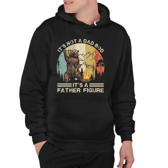 Mens Funny Bear Camping - Its Not A Dad Bod Its A Father Figure Hoodie | Mazezy