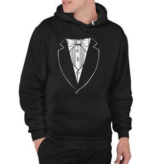 Mens Funny Dinner Jacket Suit Classic Outfit Party Halloween Gift Hoodie | Mazezy