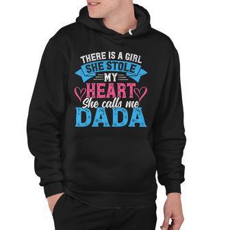 Mens Funny Fathers Day Shirt A Girl She Calls Me Dada Grandpa 7 Shirt Hoodie | Favorety DE