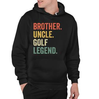 Mens Funny Golfer Brother Uncle Golf Legend Vintage Retro Golfing Hoodie | Mazezy CA
