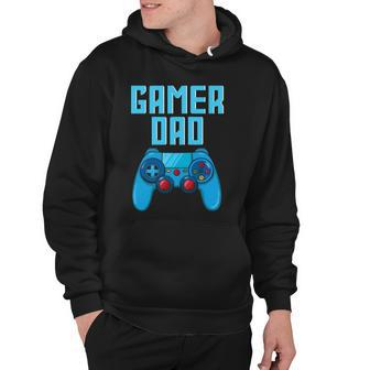 Mens Gamer Dad Cute Video Gaming Fathers Day Game Controller Hoodie | Mazezy