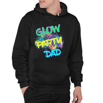 Mens Glow Party Dad Cool Retro Costume 80S Party Father Hoodie - Thegiftio UK