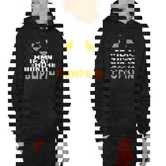 Mens Halloween Pregnancy For Men Funny Pumpkin Dad Costume Hoodie | Mazezy