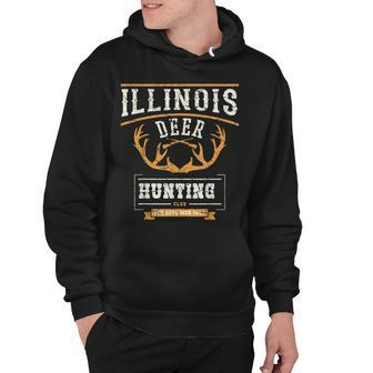 Mens Illinois Deer Hunting Gift For Illinois Deer Hunter Hoodie - Thegiftio UK