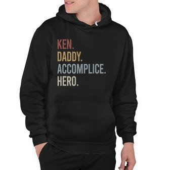 Mens Ken Daddy Accomplice Hero Retro Style Vintage Hoodie | Mazezy