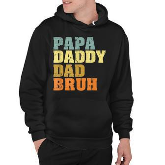 Mens Papa Daddy Dad Bruh Who Loves From Son Boys Fathers Day Hoodie - Thegiftio UK