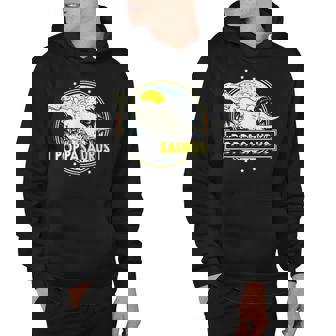 Mens Poppasaurus Poppa Gifts From Grandchildren Fathers Day Hoodie - Thegiftio