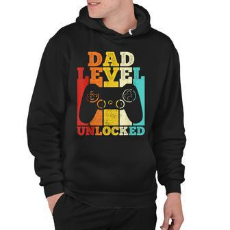 Mens Pregnancy Announcement Dad Level Unlocked Soon To Be Father  V2 Hoodie