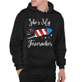 Mens Shes My Firecracker Funny 4Th Of July For Men Hoodie - Seseable