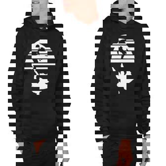 Mens Super Dad Shadow Funny Hero Hoodie | Mazezy