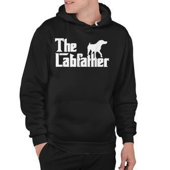 Mens The Labfather Funny Lab Labrador Dog Owner Dad Daddy Father Hoodie - Thegiftio UK