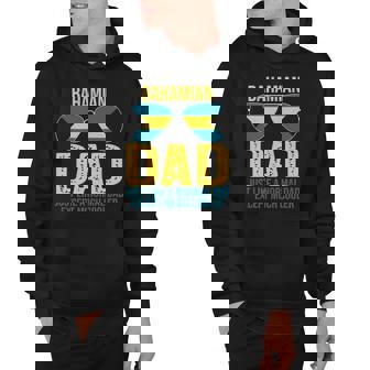 Mens Vintage Bahamian Dad Bahamas Flag Sunglasses Fathers Day Hoodie - Thegiftio UK