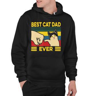 Mens Vintage Best Cat Dad Ever Bump Fit 240 Shirt Hoodie | Favorety AU