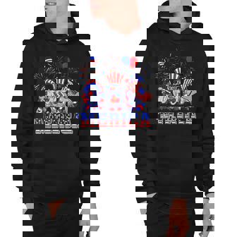 Merica Gnomes Happy 4Th Of July Us Flag Independence Day Hoodie - Seseable