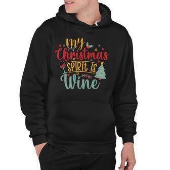 My Christmas Spirit Is Wine Funny 555 Shirt Hoodie | Favorety DE