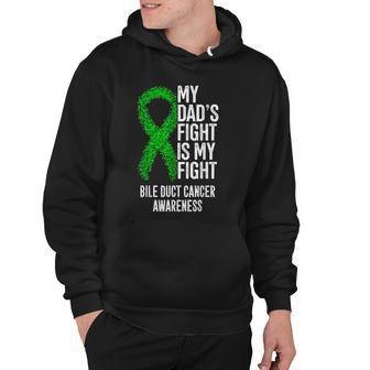 My Dads Fight Is My Fight Bile Duct Cancer Awareness Hoodie | Mazezy AU