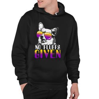 No Fluffs Given Corgi Sunglasses Pembroke Welsh Corgi Pwc Hoodie - Monsterry CA