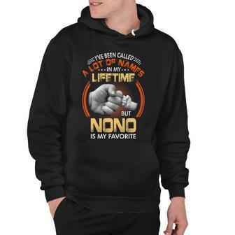 Nono Grandpa Gift A Lot Of Name But Nono Is My Favorite Hoodie - Seseable