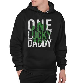 One Lucky Daddy Irish Father Dad St Patricks Day Papa Hoodie - Thegiftio UK