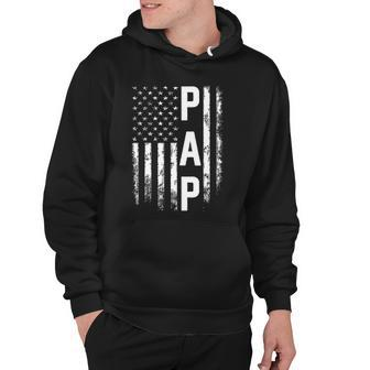 Pap Gift America Flag Gift For Men Fathers Day Hoodie | Mazezy