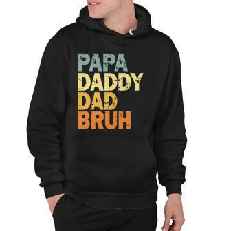 Papa Daddy Dad Bruh Fathers Day Hoodie | Mazezy