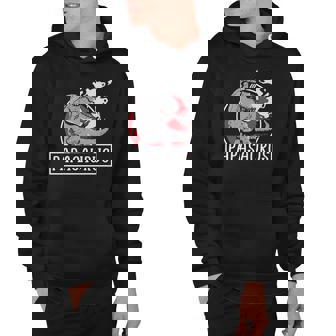 Papasaurus Fossils Dinsosaur Family Dad Hoodie | Mazezy