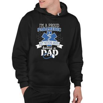 Paramedic And Proud Dad Cool Gift For Daddy Emt Father Hoodie | Mazezy DE