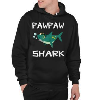 Pawpaw Grandpa Gift Pawpaw Shark Hoodie - Seseable