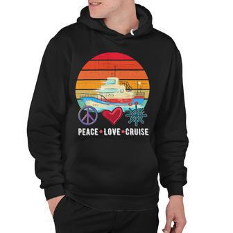 Peace Love Cruising Family Cruise Vacation Matching Gift V2 Hoodie | Favorety CA