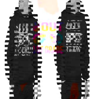 Peace Out 1St Grade Tie Dye Graduation Last Day Of School V2 Hoodie - Thegiftio UK