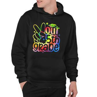 Peace Out 5Th Grade Tie Dye Graduation Class Of 2022 Tees Hoodie | Mazezy CA