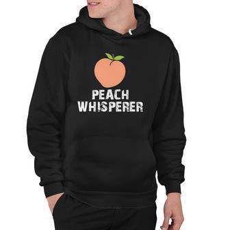 Peach Lover Clothing Peach Whisperer Fruit Apparel Hoodie | Mazezy